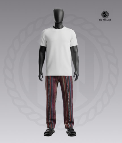 THE NOMAD STRIPE TROUSERS